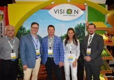 The team of Vision Import Group: Marcos Gonzalez, Ronnie Cohen, Tony Mitchell, Angela Aronica and Allan Napolitano.